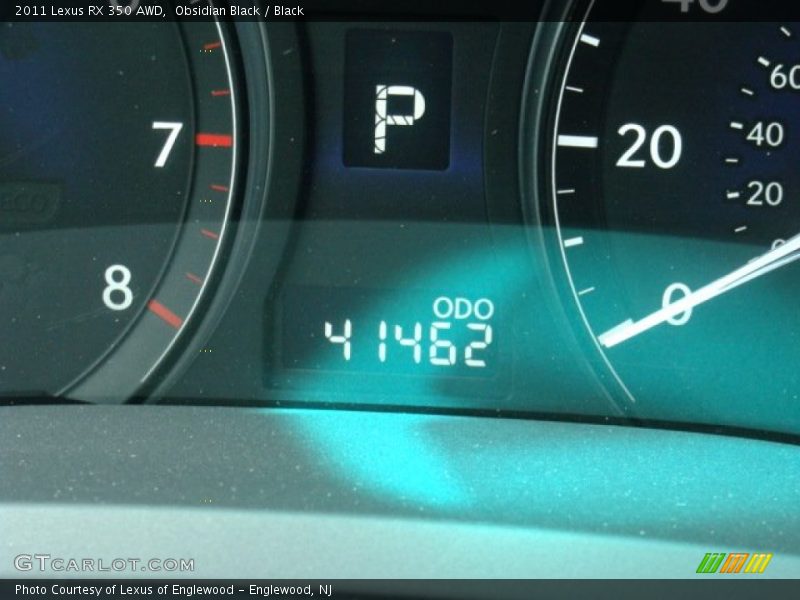 Obsidian Black / Black 2011 Lexus RX 350 AWD