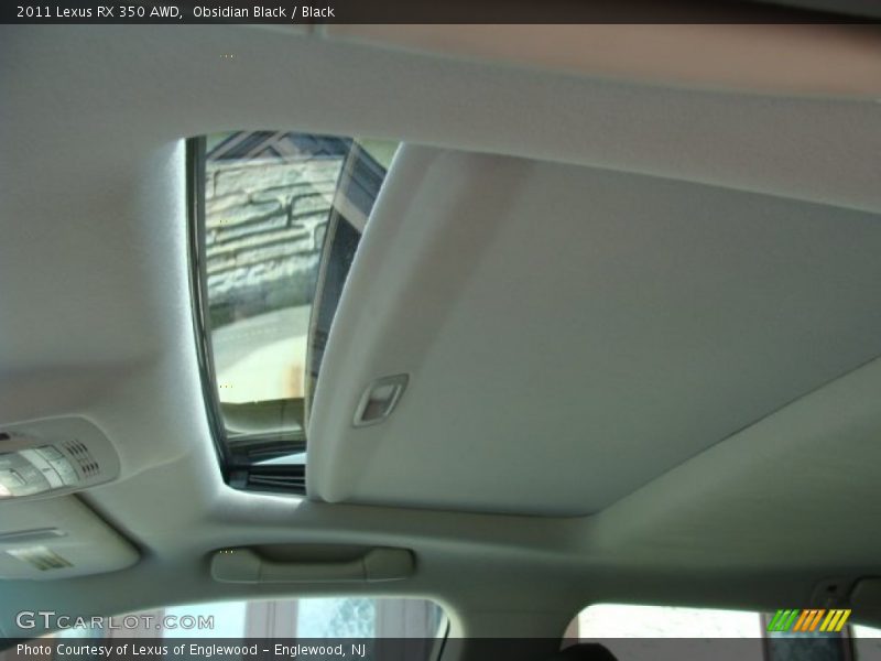 Obsidian Black / Black 2011 Lexus RX 350 AWD