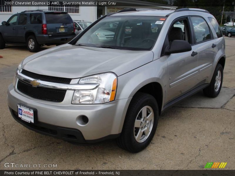 Silverstone Metallic / Light Gray 2007 Chevrolet Equinox LS AWD