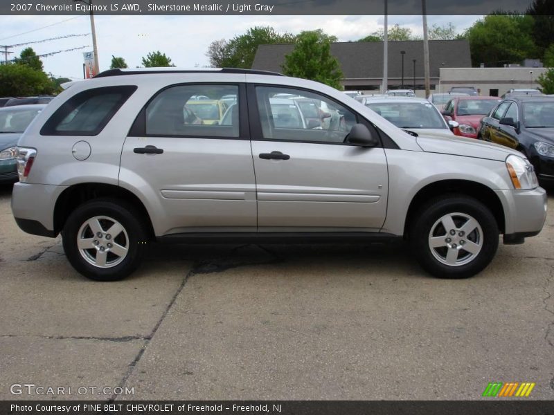 Silverstone Metallic / Light Gray 2007 Chevrolet Equinox LS AWD