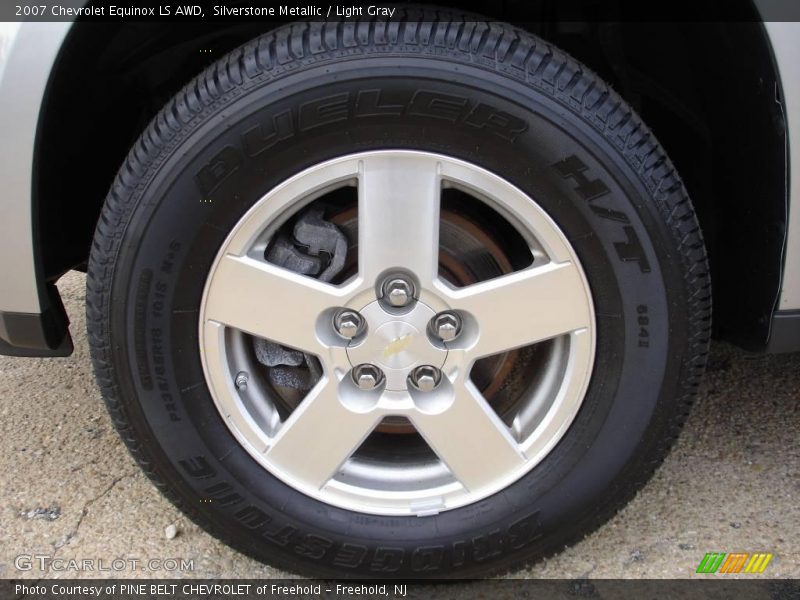 Silverstone Metallic / Light Gray 2007 Chevrolet Equinox LS AWD