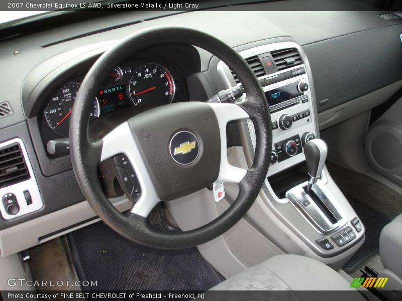 Silverstone Metallic / Light Gray 2007 Chevrolet Equinox LS AWD