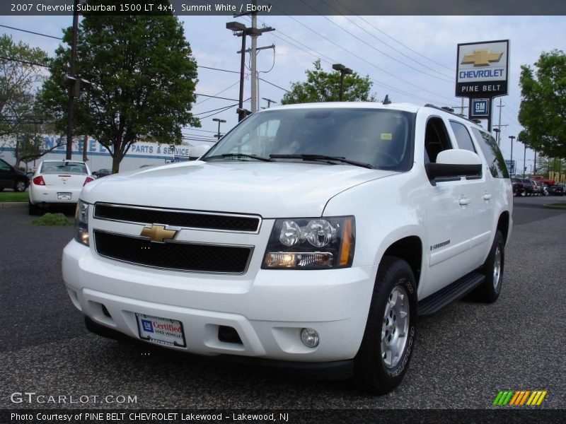 Summit White / Ebony 2007 Chevrolet Suburban 1500 LT 4x4