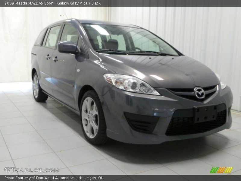 Galaxy Gray Mica / Black 2009 Mazda MAZDA5 Sport