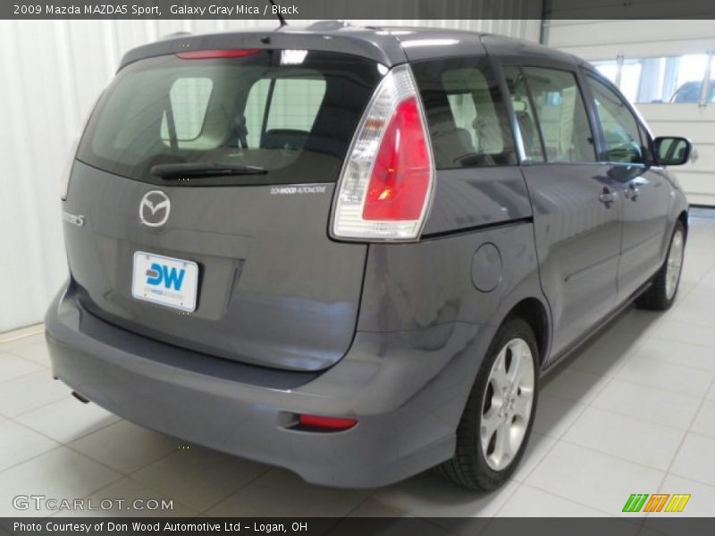 Galaxy Gray Mica / Black 2009 Mazda MAZDA5 Sport