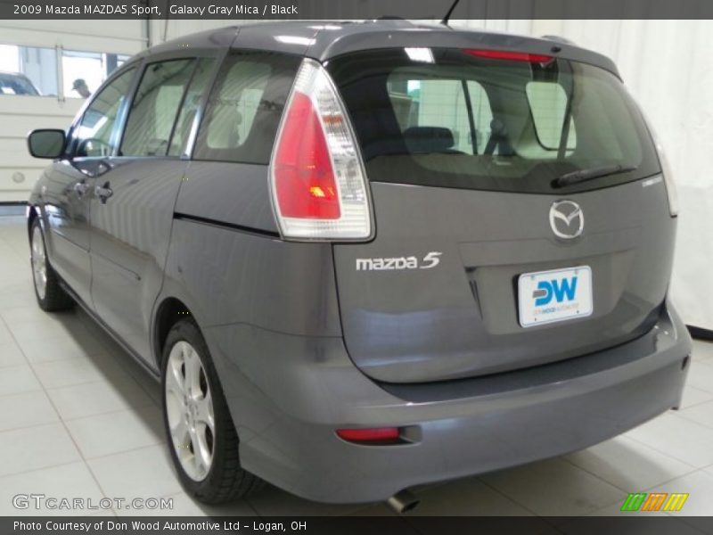 Galaxy Gray Mica / Black 2009 Mazda MAZDA5 Sport