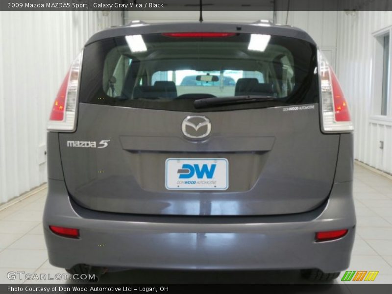 Galaxy Gray Mica / Black 2009 Mazda MAZDA5 Sport