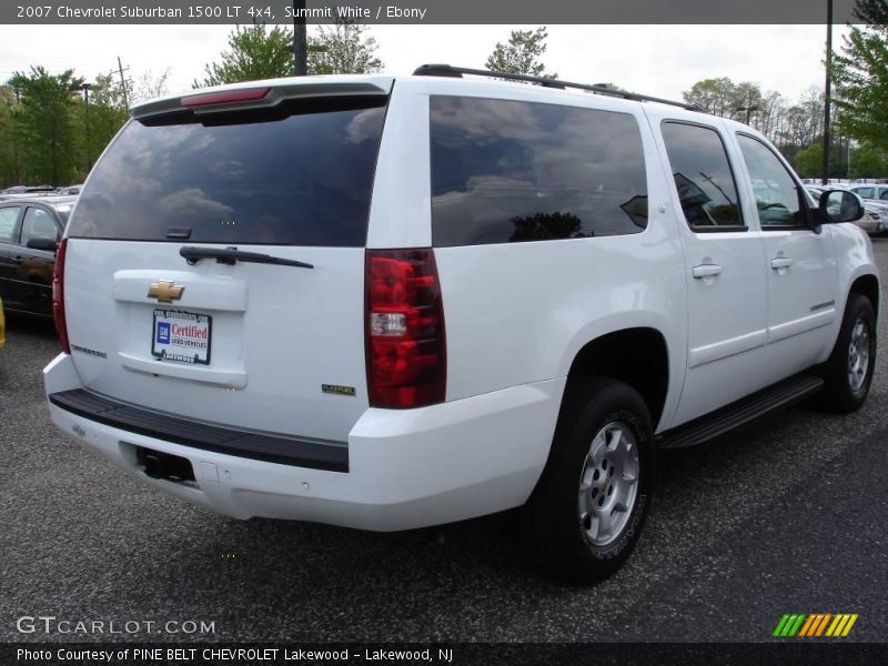 Summit White / Ebony 2007 Chevrolet Suburban 1500 LT 4x4