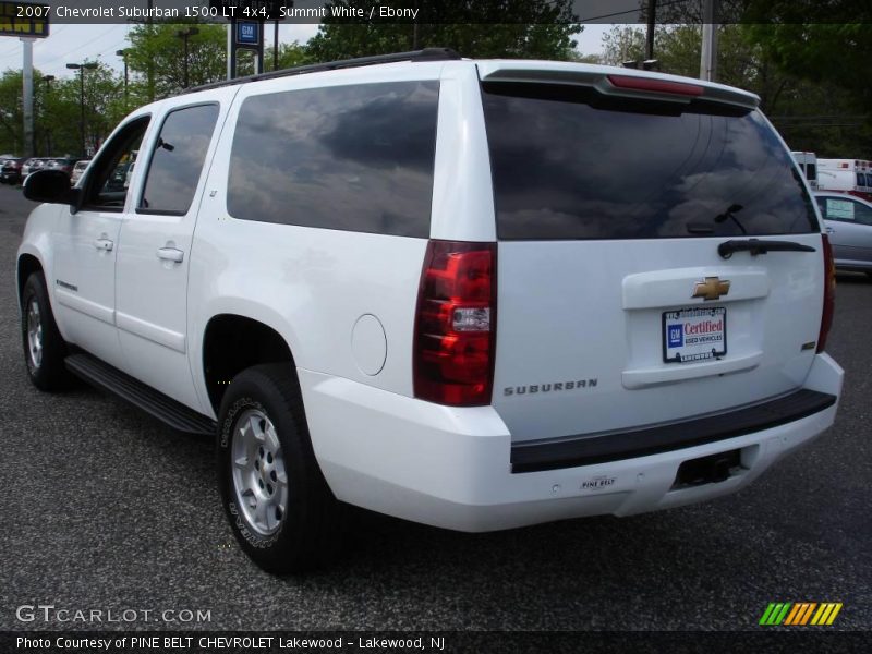 Summit White / Ebony 2007 Chevrolet Suburban 1500 LT 4x4