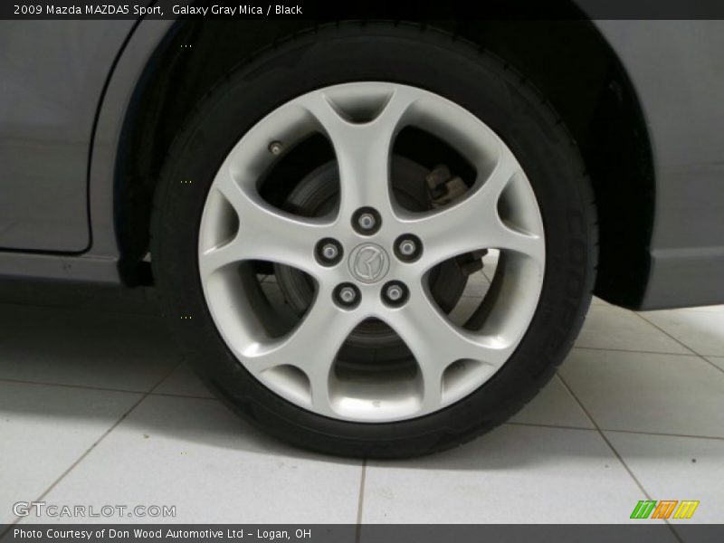 Galaxy Gray Mica / Black 2009 Mazda MAZDA5 Sport