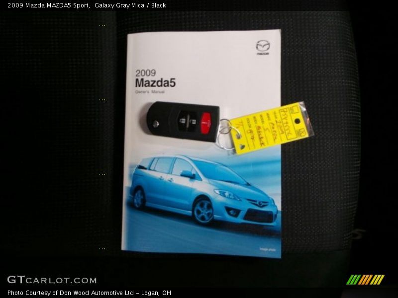 Galaxy Gray Mica / Black 2009 Mazda MAZDA5 Sport