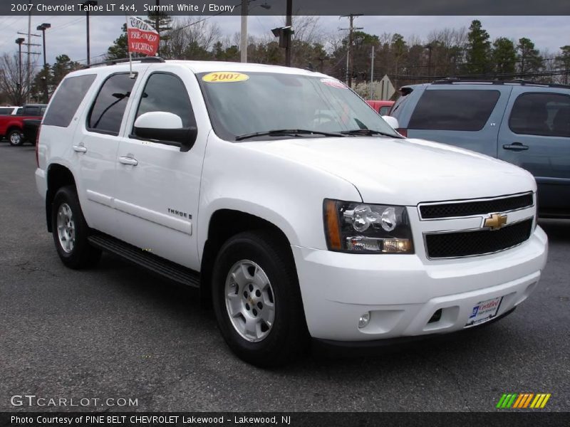 Summit White / Ebony 2007 Chevrolet Tahoe LT 4x4