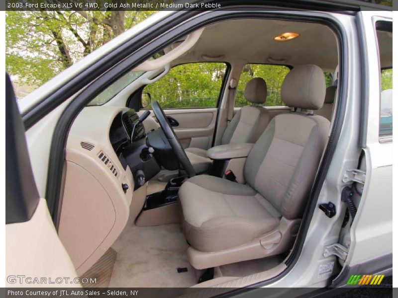 Gold Ash Metallic / Medium Dark Pebble 2003 Ford Escape XLS V6 4WD