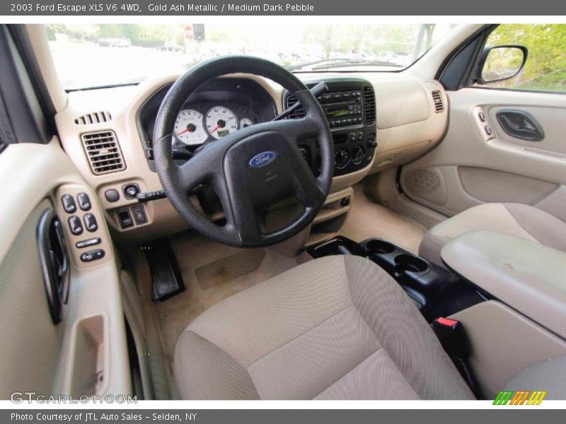 Gold Ash Metallic / Medium Dark Pebble 2003 Ford Escape XLS V6 4WD