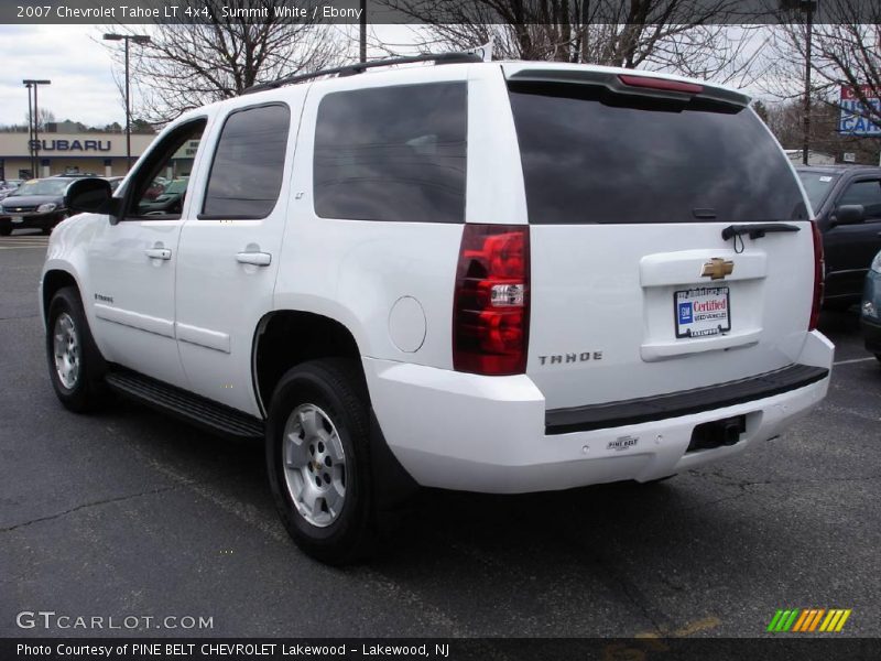 Summit White / Ebony 2007 Chevrolet Tahoe LT 4x4