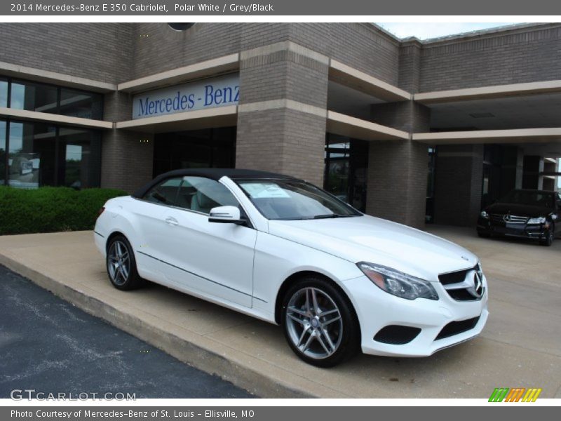 Polar White / Grey/Black 2014 Mercedes-Benz E 350 Cabriolet