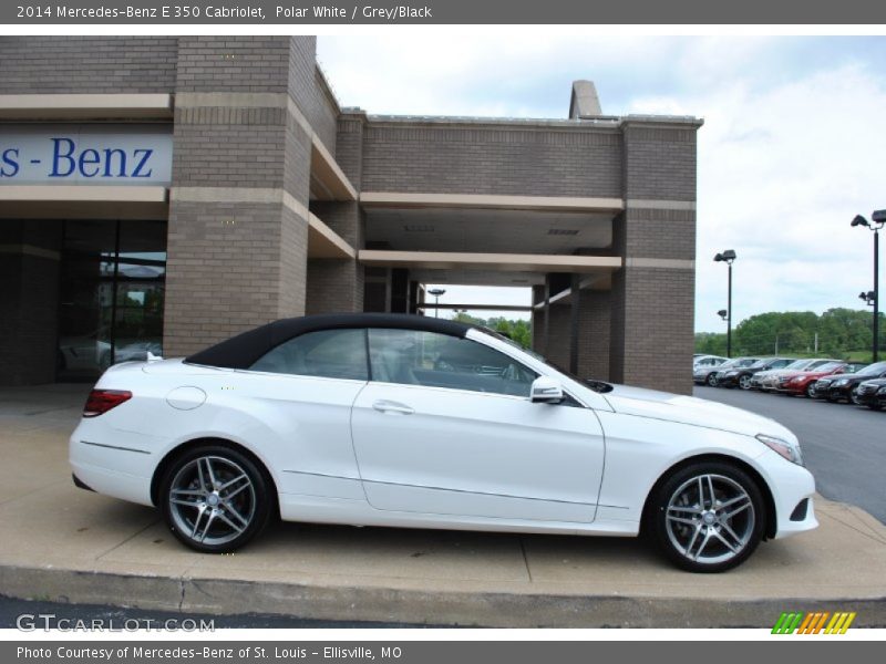 Polar White / Grey/Black 2014 Mercedes-Benz E 350 Cabriolet