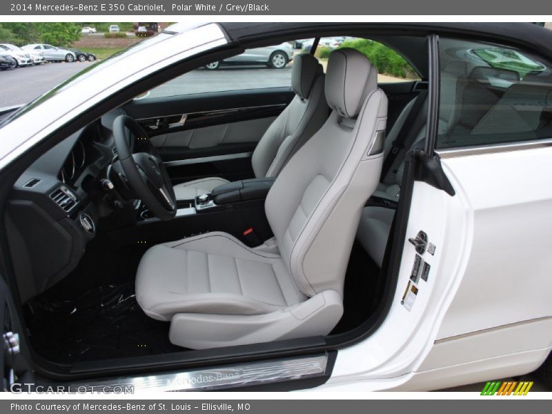 Polar White / Grey/Black 2014 Mercedes-Benz E 350 Cabriolet