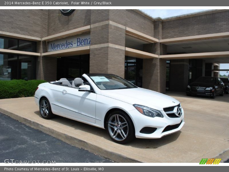 Polar White / Grey/Black 2014 Mercedes-Benz E 350 Cabriolet