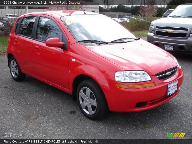 Victory Red / Charcoal 2008 Chevrolet Aveo Aveo5 LS