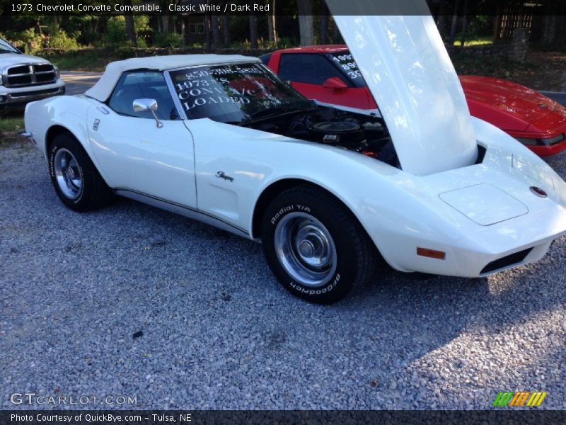 Front 3/4 View of 1973 Corvette Convertible