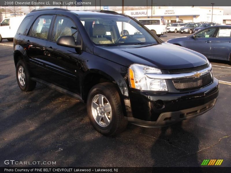 Black / Light Cashmere 2008 Chevrolet Equinox LS