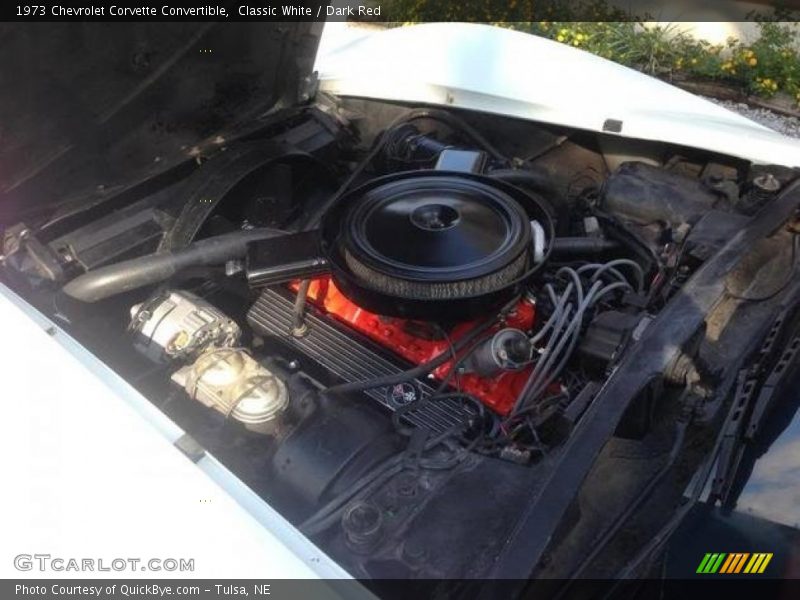  1973 Corvette Convertible Engine - 350 cid OHV 16-Valve L82 V8