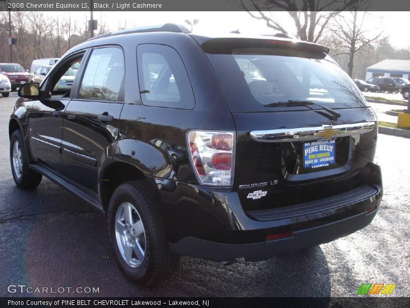 Black / Light Cashmere 2008 Chevrolet Equinox LS
