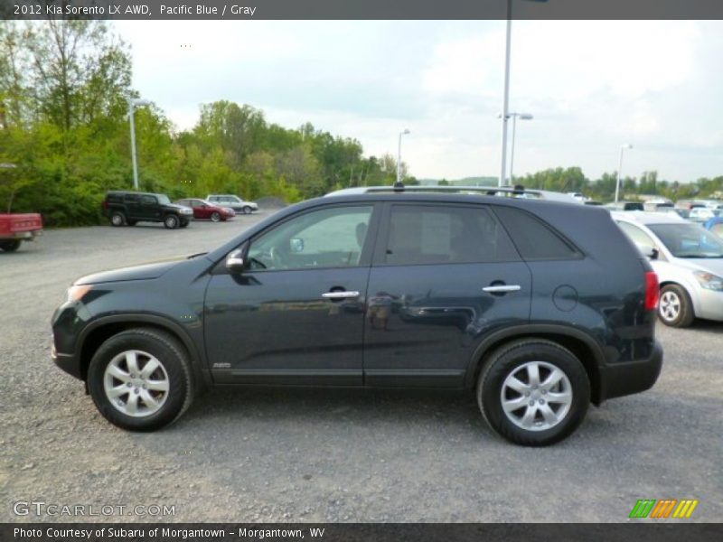 Pacific Blue / Gray 2012 Kia Sorento LX AWD