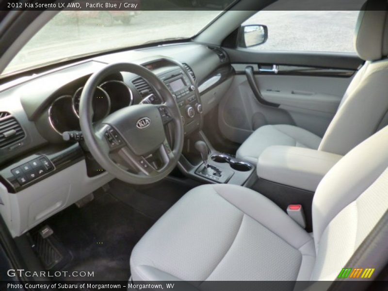 Pacific Blue / Gray 2012 Kia Sorento LX AWD