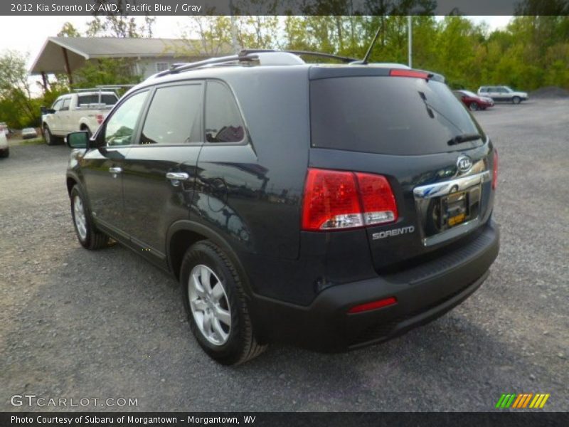Pacific Blue / Gray 2012 Kia Sorento LX AWD