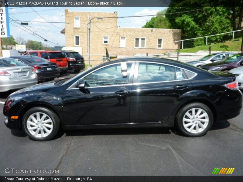Ebony Black / Black 2011 Mazda MAZDA6 i Grand Touring Sedan