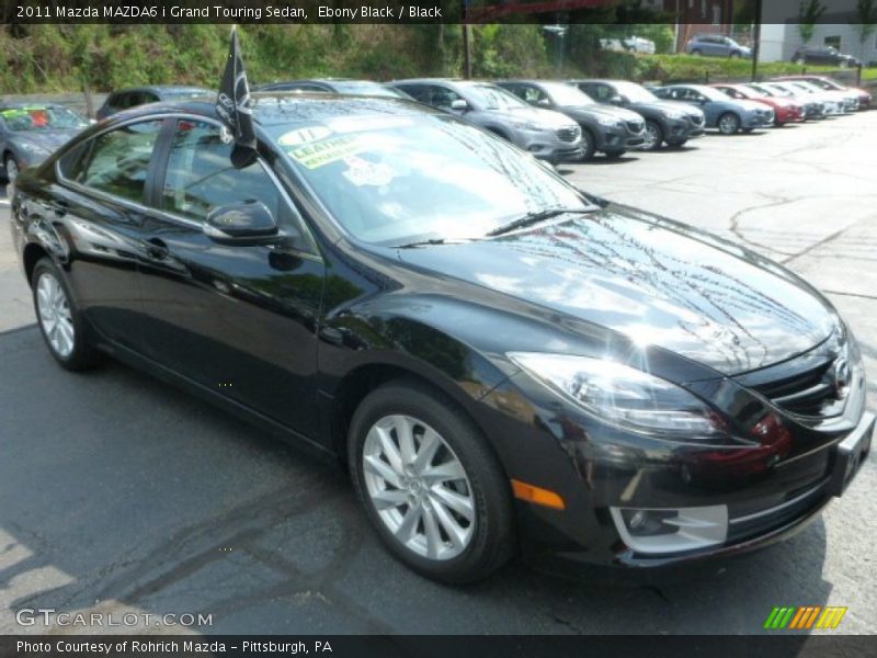 Ebony Black / Black 2011 Mazda MAZDA6 i Grand Touring Sedan