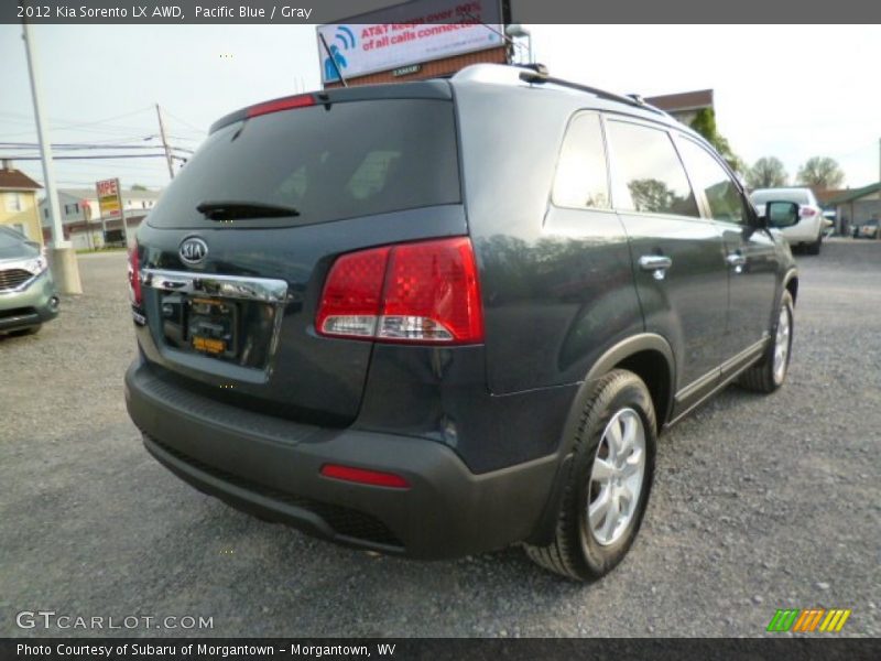 Pacific Blue / Gray 2012 Kia Sorento LX AWD