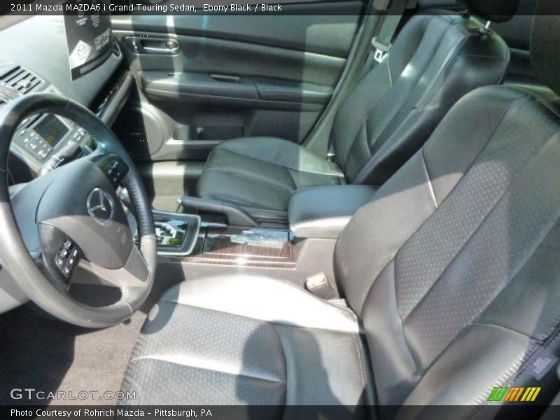 Ebony Black / Black 2011 Mazda MAZDA6 i Grand Touring Sedan