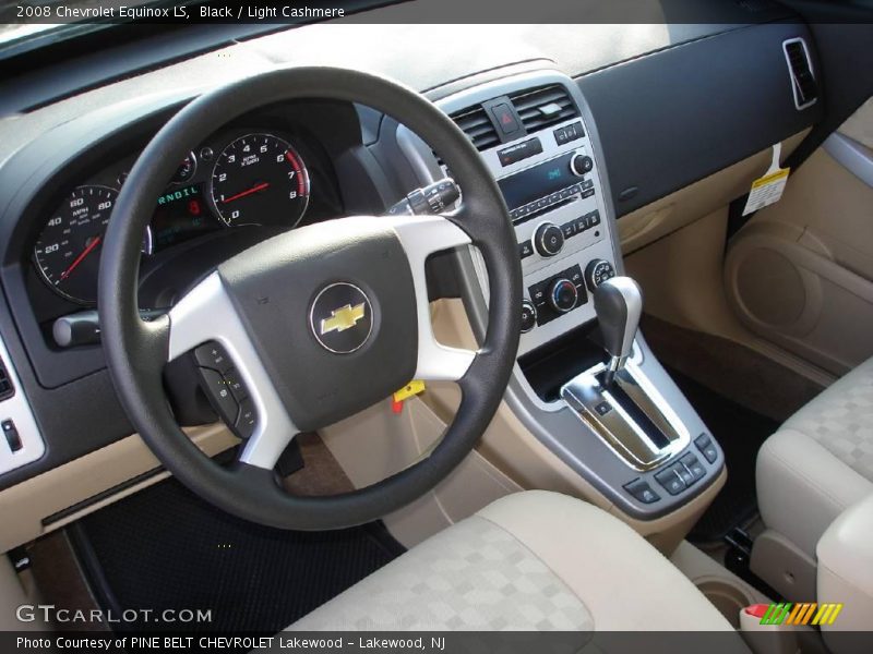 Black / Light Cashmere 2008 Chevrolet Equinox LS