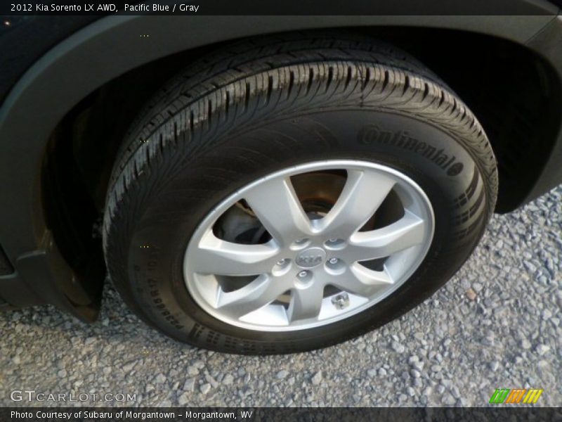 Pacific Blue / Gray 2012 Kia Sorento LX AWD