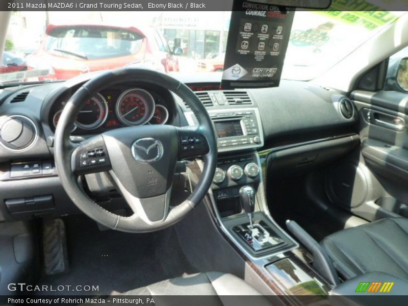 Ebony Black / Black 2011 Mazda MAZDA6 i Grand Touring Sedan