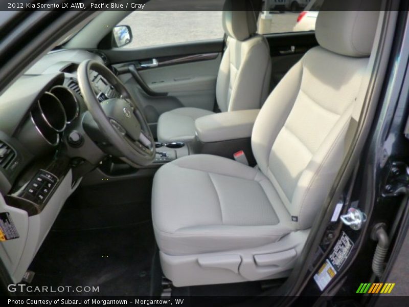 Pacific Blue / Gray 2012 Kia Sorento LX AWD