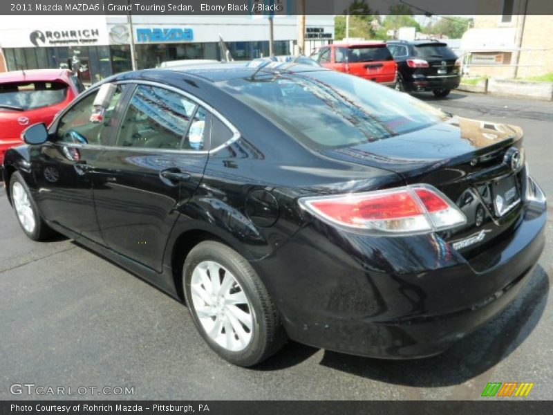 Ebony Black / Black 2011 Mazda MAZDA6 i Grand Touring Sedan
