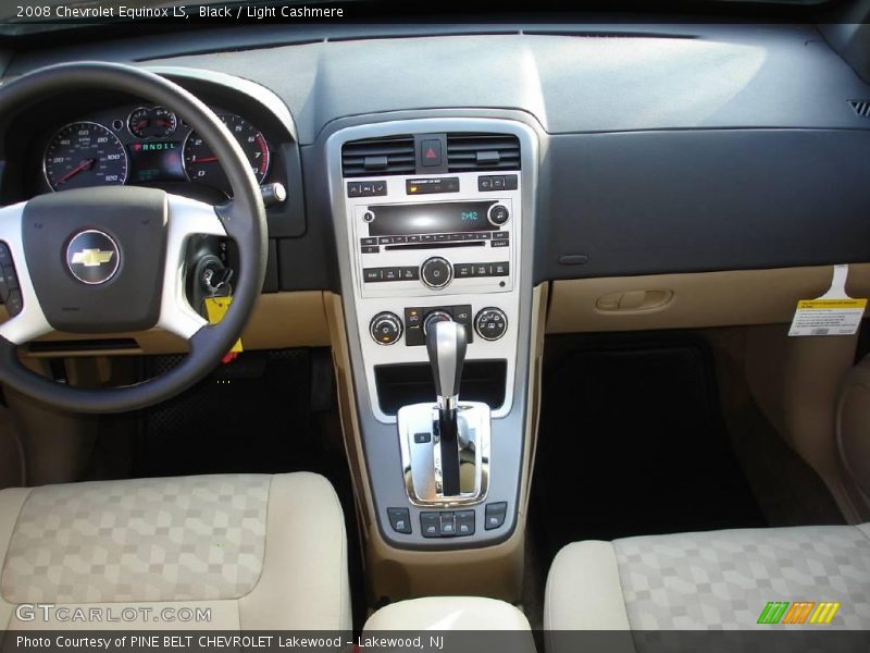 Black / Light Cashmere 2008 Chevrolet Equinox LS