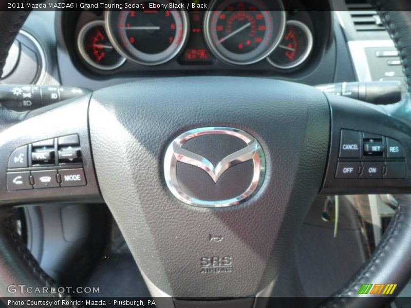 Ebony Black / Black 2011 Mazda MAZDA6 i Grand Touring Sedan