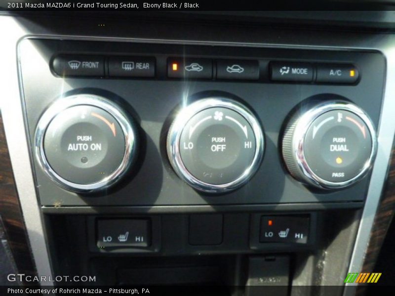 Ebony Black / Black 2011 Mazda MAZDA6 i Grand Touring Sedan