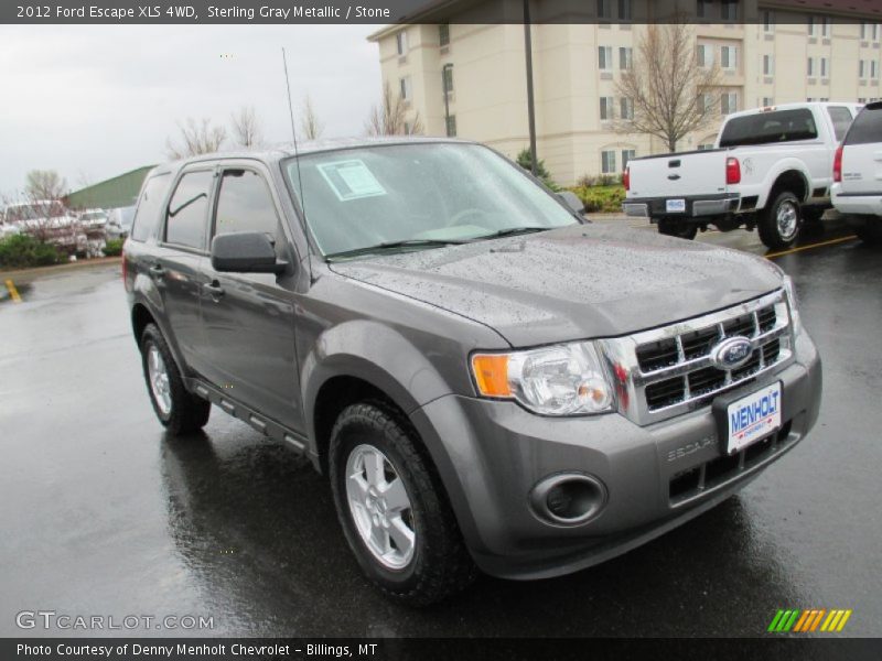 Sterling Gray Metallic / Stone 2012 Ford Escape XLS 4WD