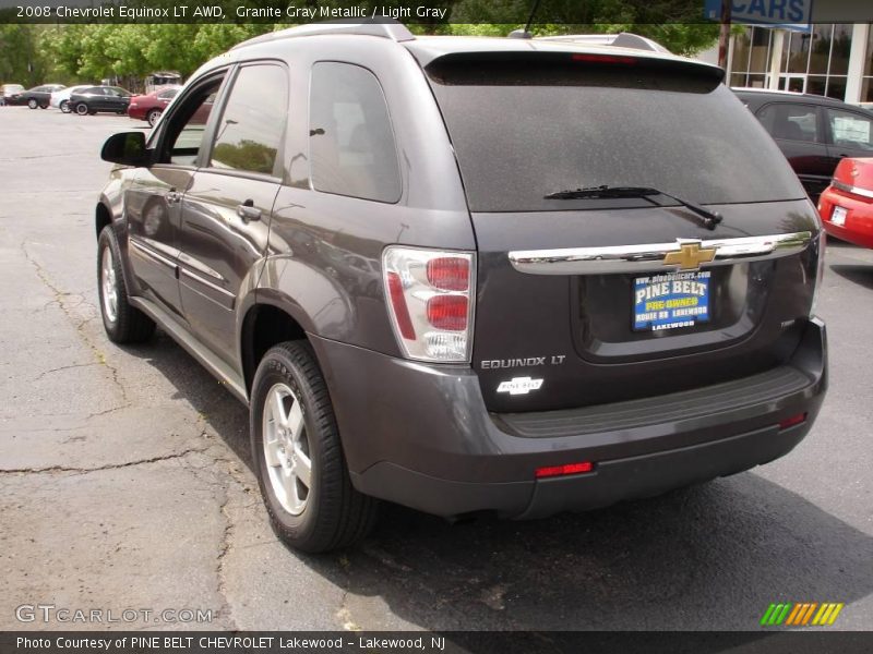 Granite Gray Metallic / Light Gray 2008 Chevrolet Equinox LT AWD