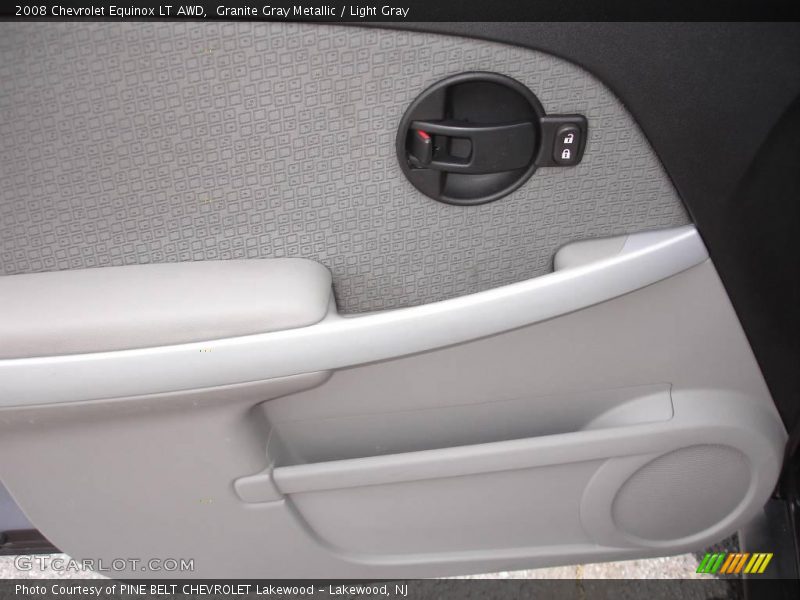 Granite Gray Metallic / Light Gray 2008 Chevrolet Equinox LT AWD