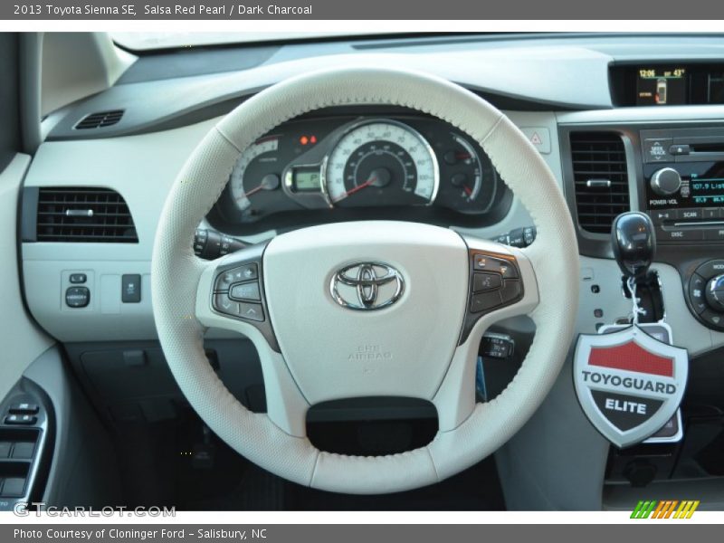Salsa Red Pearl / Dark Charcoal 2013 Toyota Sienna SE