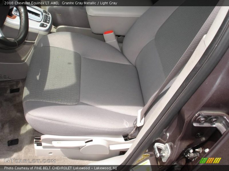 Granite Gray Metallic / Light Gray 2008 Chevrolet Equinox LT AWD