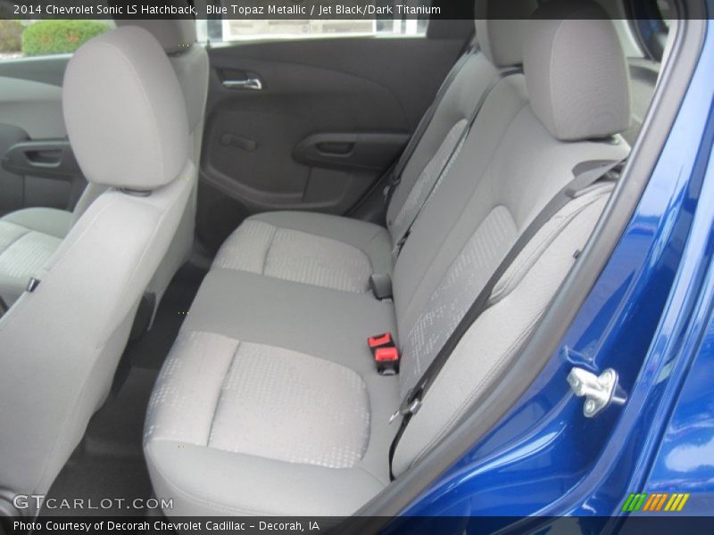 Blue Topaz Metallic / Jet Black/Dark Titanium 2014 Chevrolet Sonic LS Hatchback