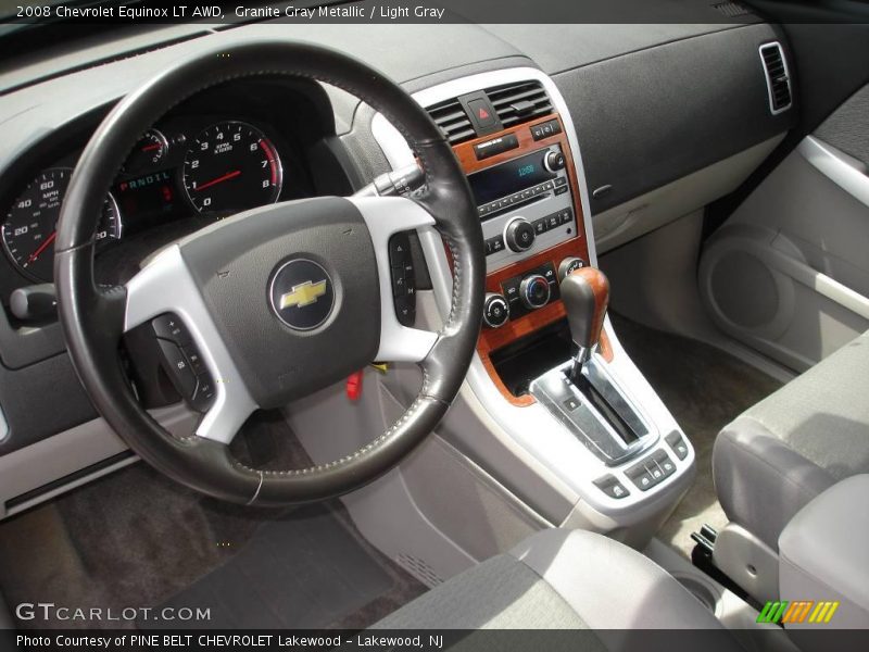 Granite Gray Metallic / Light Gray 2008 Chevrolet Equinox LT AWD